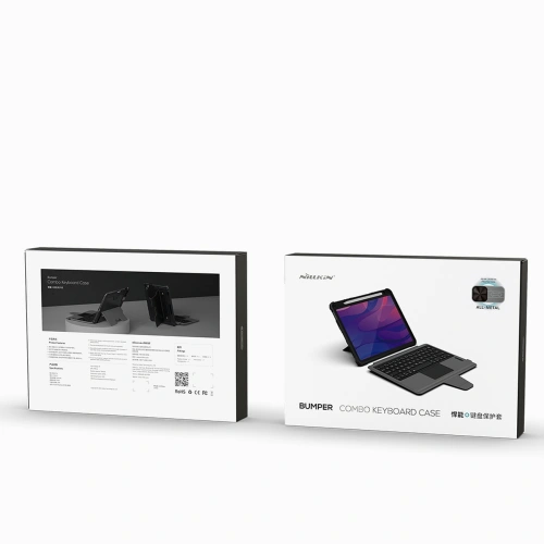 Etui Nillkin Armor Keyboard Bluetooth Apple iPad 10.2 2019/2020/2021 (7., 8. i 9. generacji) czarny