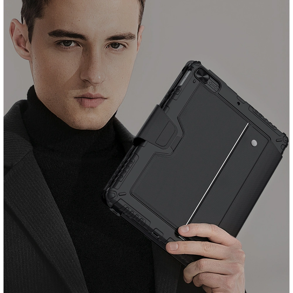Hurtownia GSM - Etui Nillkin Armor Keyboard Bluetooth Apple iPad 10.2 2019/2020/2021 (7., 8. és 9. generáció) fekete - NLK666 - {ean13} - Hurt