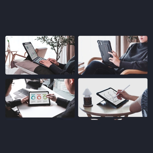 Etui Nillkin Armor Keyboard Bluetooth Apple iPad 10.2 2019/2020/2021 (7., 8. i 9. generacji) czarny