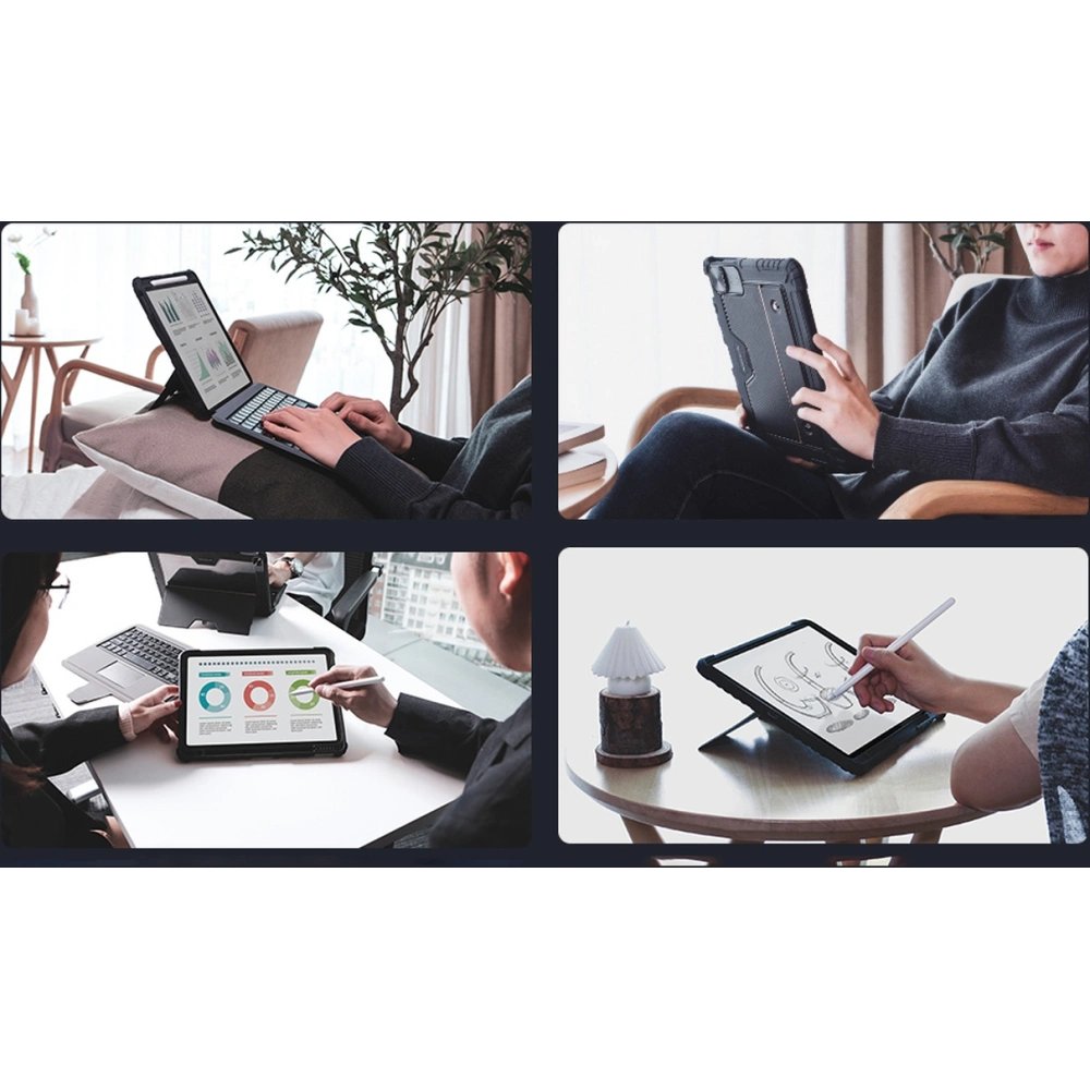 Hurtownia GSM - Etui Nillkin Armor Keyboard Bluetooth Apple iPad 10.2 2019/2020/2021 (7., 8. és 9. generáció) fekete - NLK666 - {ean13} - Hurt
