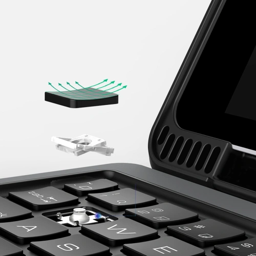 Etui Nillkin Armor Keyboard Bluetooth Apple iPad 10.2 2019/2020/2021 (7., 8. i 9. generacji) czarny