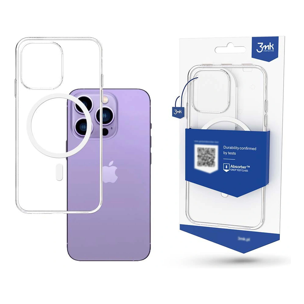 Hurtownia GSM - Etui 3MK MagCase Apple iPhone 14 Pro průhledný - 3MK3963 - {ean13} - Hurt