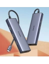 Hurtownia GSM - Hub UGREEN CM490 9w1 USB-C - 2xUSB 3.2 Gen 1/USB 2.0/2xHDMI 4K 60Hz/SD-, TF-Kartenleser/USB-C PD 100W/Ethernet RJ45 grau - UGR1409 - {ean13} - Hurt