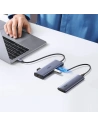 Hurtownia GSM - Hub UGREEN CM490 9w1 USB-C - 2xUSB 3.2 Gen 1/USB 2.0/2xHDMI 4K 60Hz/SD-, TF-Kartenleser/USB-C PD 100W/Ethernet RJ45 grau - UGR1409 - {ean13} - Hurt