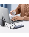 Hurtownia GSM - Hub UGREEN CM490 9w1 USB-C - 2xUSB 3.2 Gen 1/USB 2.0/2xHDMI 4K 60Hz/SD-, TF-Kartenleser/USB-C PD 100W/Ethernet RJ45 grau - UGR1409 - {ean13} - Hurt
