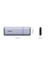 Hurtownia GSM - Obudowa SSD M.2 UGREEN CM389 NVMe/SATA USB 3.2 Gen 2 (10Gbps) szary + kabel USB/USB-C 0,5m + kabel USB-C - USB- C 0,5m - UGR1410 - {ean13} - Hurt
