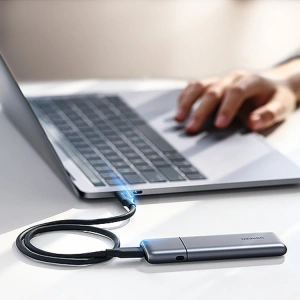 Wholesale UGREEN CM389 M.2 NVMe/SATA SSD SSD USB 3.2 Gen 2 (10Gbps) gray + USB/USB-C 0.5m + USB-C/USB-C 0.5m cable - UGR1410 - {ean13} - Hurt