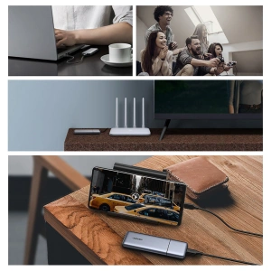 Wholesale UGREEN CM389 M.2 NVMe/SATA SSD SSD USB 3.2 Gen 2 (10Gbps) gray + USB/USB-C 0.5m + USB-C/USB-C 0.5m cable - UGR1410 - {ean13} - Hurt