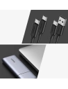Hurtownia GSM - UGREEN CM389 NVMe/SATA USB 3.2 Gen 2 (10Gbps) M.2 SSD ház szürke + USB/USB-C 0,5m kábel + USB-C - USB-C 0,5m kábel - UGR1410 - {ean13} - Hurt