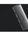 Hurtownia GSM - Hub UGREEN CM179 9w1 USB-C - 3x USB 3.2 Gen/HDMI (4K@60Hz)/VGA (Full HD@60Hz)/Ethernet/čtečka karet TF, SD/USB-C PD 100W šedý - UGR1411 - {ean13} - Hurt