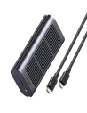 Carcasa SSD UGREEN CM374 NVMe/PCIe USB 3.2 Gen 2x2 (SuperSpeed USB 20 Gbps) M.2 (cheie M, M&B) + cablu USB-C negru