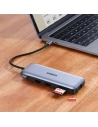 Hurtownia GSM - Hub UGREEN CM274 9v1 USB-C - HDMI/DP/VGA/2xUSB/RJ45/Ethernet/čtečka karet SD, TF/USB-C PD 100W šedý - UGR1413 - {ean13} - Hurt