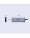 Hurtownia GSM - Hub UGREEN CM274 9v1 USB-C - HDMI/DP/VGA/2xUSB/RJ45/Ethernet/čtečka karet SD, TF/USB-C PD 100W šedý - UGR1413 - {ean13} - Hurt