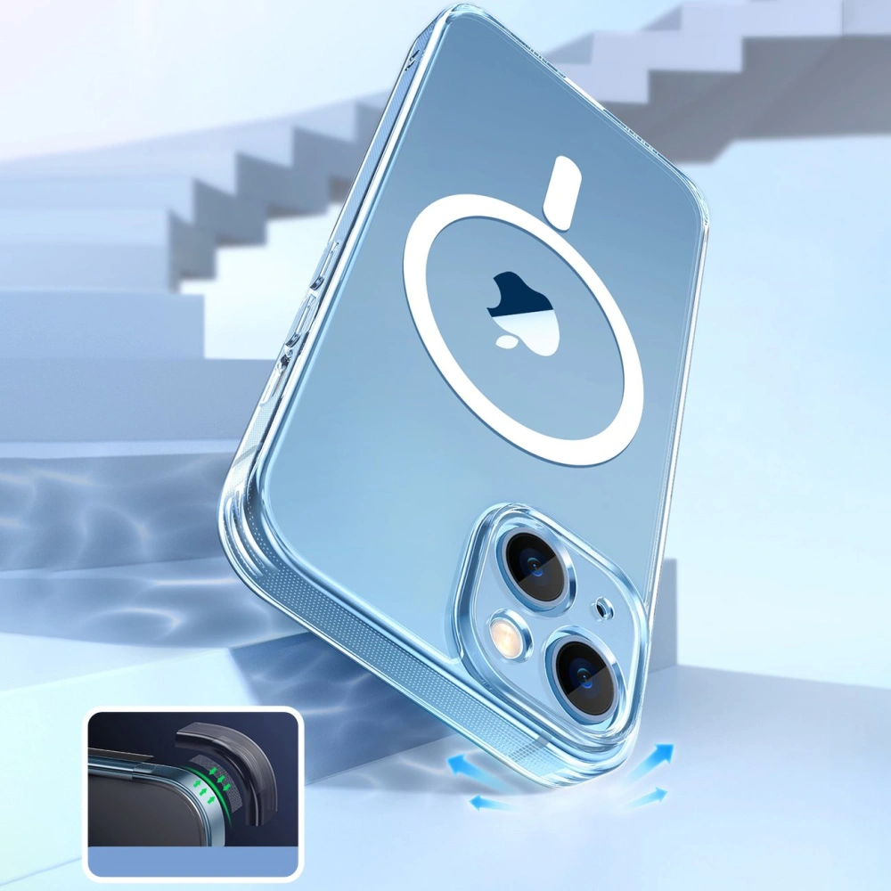 Hurtownia GSM - Etui UGREEN LP642 Classy Clear Magnetic Protective MagSafe Apple iPhone 14 Plus / 15 Plus průhledný - UGR1415 - {ean13} - Hurt