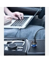 Hurtownia GSM - Încărcător auto Baseus USB/USB-C 65W 5A SCP QC 4.0+ PD 3.0 ecran LCD + cablu USB-C/USB-C gri - BSU3585 - {ean13} - Hurt
