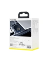 Hurtownia GSM - Autós töltő Baseus USB/USB-C 65W 5A SCP QC 4.0+ PD 3.0 LCD kijelzővel + USB-C/USB-C kábel szürke - BSU3585 - {ean13} - Hurt