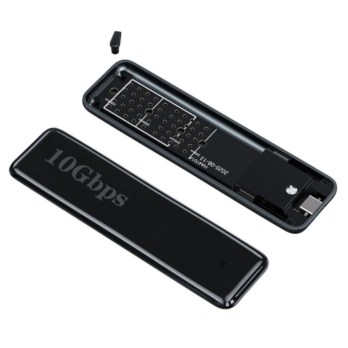 Obudowa SSD M.2 SATA Baseus USB 3.2 Gen 2 M/M+B key + kabel USB-C szary