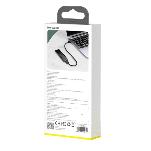 Obudowa SSD M.2 SATA Baseus USB 3.2 Gen 2 M/M+B key + kabel USB-C szary