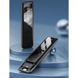 Obudowa SSD M.2 SATA Baseus USB 3.2 Gen 2 M/M+B key + kabel USB-C szary