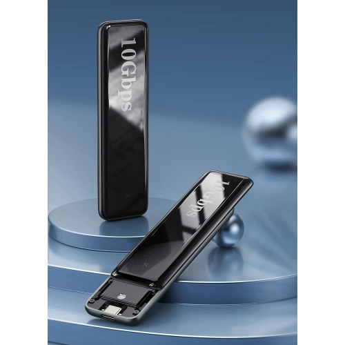 Obudowa SSD M.2 SATA Baseus USB 3.2 Gen 2 M/M+B key + kabel USB-C szary