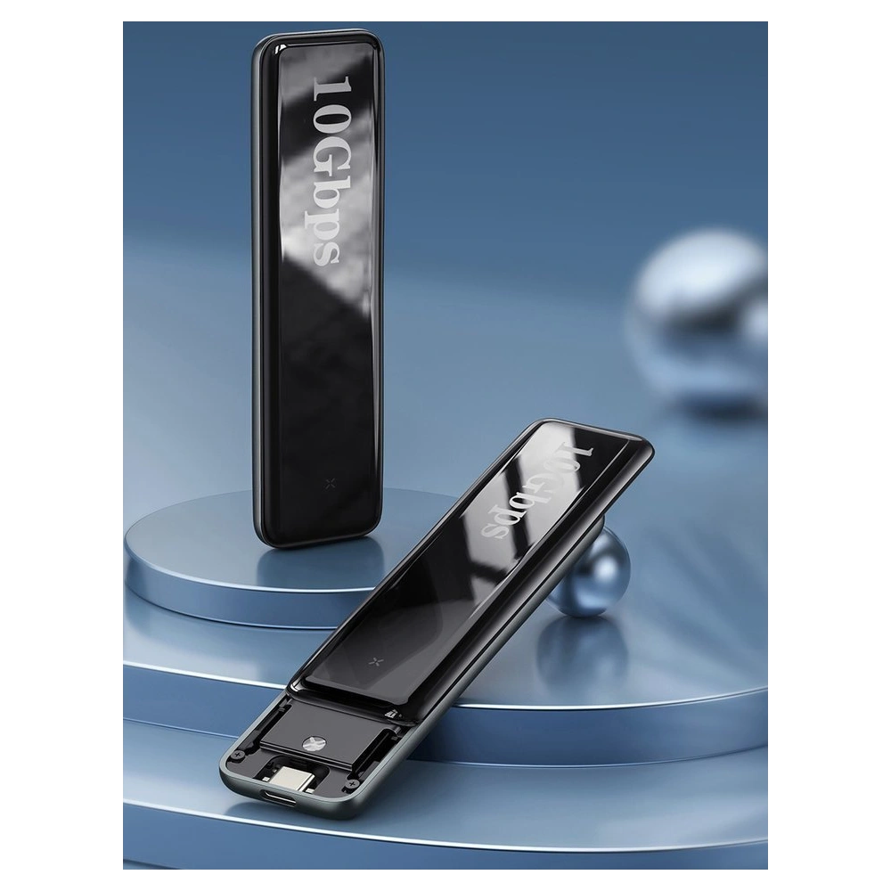 Hurtownia GSM - SSD-Gehäuse M.2 SATA Baseus USB 3.2 Gen 2 M/M+B Schlüssel + graues USB-C-Kabel - BSU3586 - {ean13} - Hurt