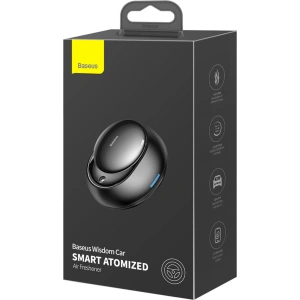 Wholesale Baseus car air freshener with atomizer black + 2 cartridges (Freesia + Bell) + USB-C charging cable 1m - BSU3589 - {ean13} - Hurt