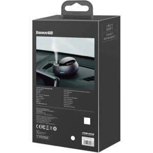 Wholesale Baseus car air freshener with atomizer black + 2 cartridges (Freesia + Bell) + USB-C charging cable 1m - BSU3589 - {ean13} - Hurt