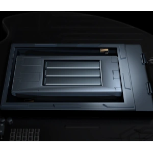 Automobilový osvěžovač vzduchu Baseus + 2 náplně (Frezie + Zvonek) + kabel USB-C 1m černý