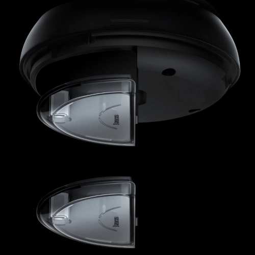 Samochodowy odświeżacz powietrza Baseus + 2 wkłady (Frezja + Dzwonek) + kabel USB-C 1m czarny