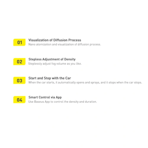 Samochodowy odświeżacz powietrza Baseus + 2 wkłady (Frezja + Dzwonek) + kabel USB-C 1m czarny