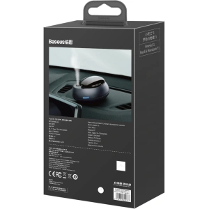 Wholesale Baseus car air freshener with atomizer black + 2 cartridges (Freesia + Basil with Mandarin) + USB-C charging cable 1m - BSU3590 - {ean13} - Hurt