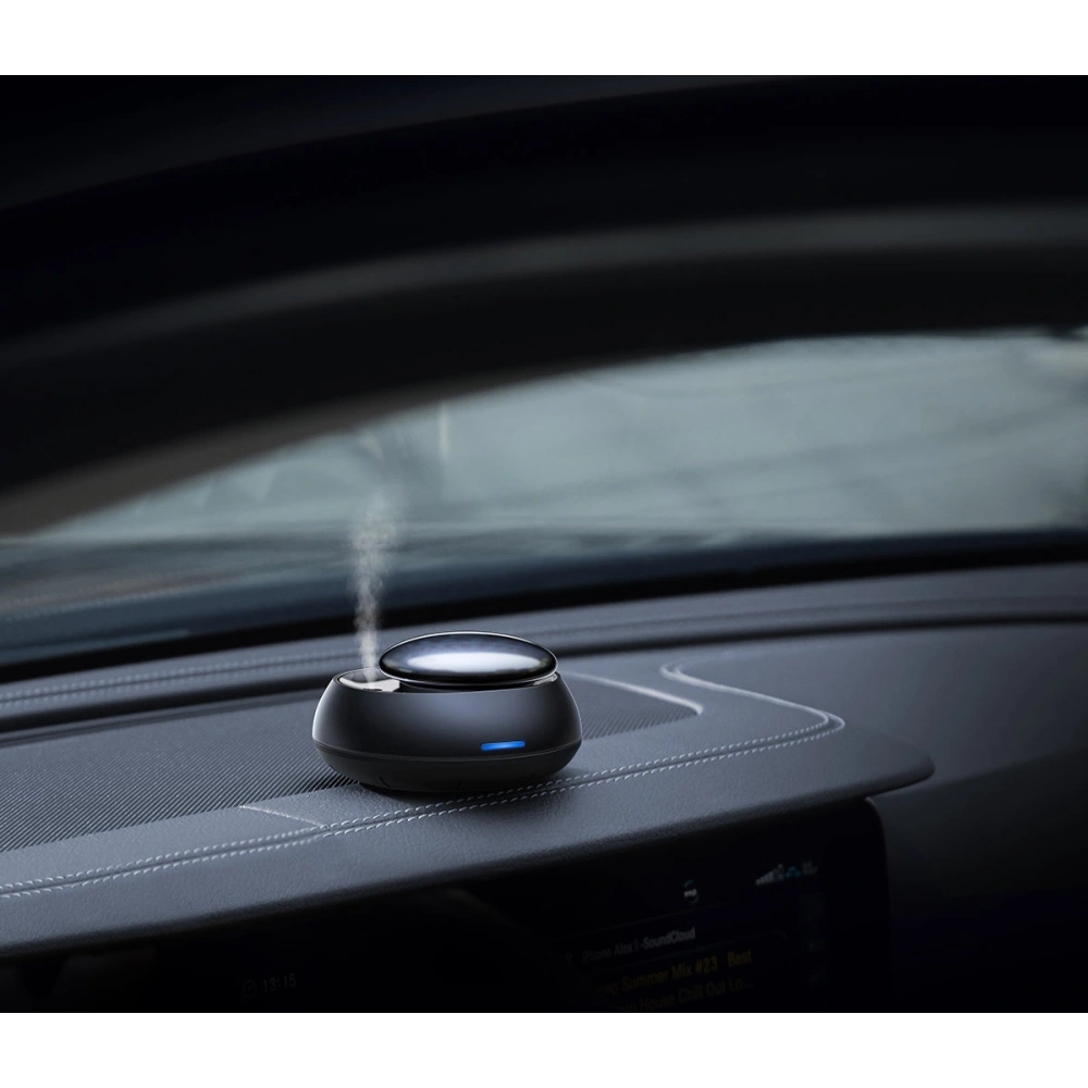 Wholesale Baseus car air freshener with atomizer black + 2 cartridges (Freesia + Basil with Mandarin) + USB-C charging cable 1m - BSU3590 - {ean13} - Hurt