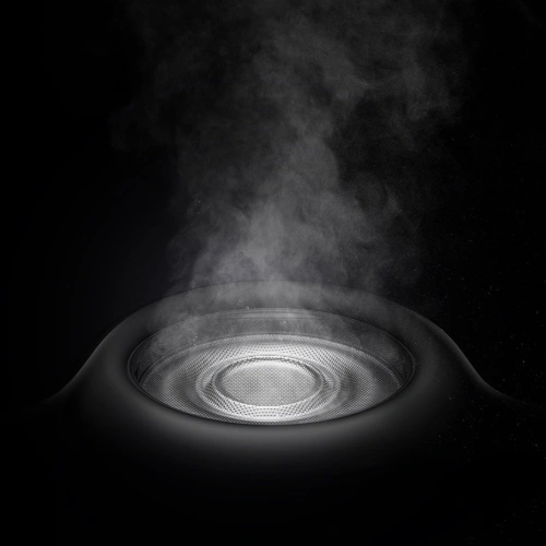 Samochodowy odświeżacz powietrza Baseus + 2 wkłady (Frezja + Bazylia z mandarynką) + kabel USB-C 1m czarny