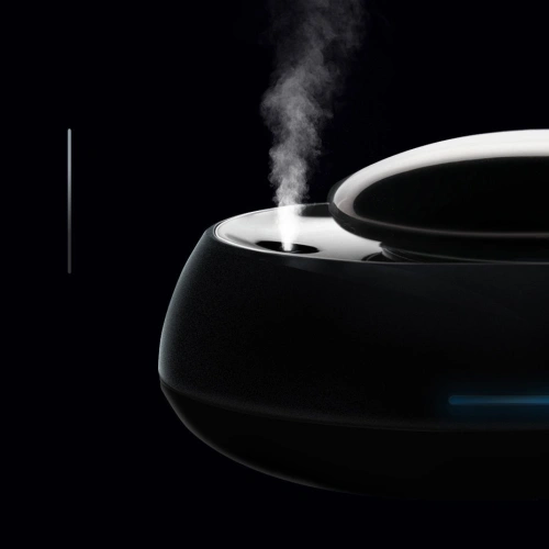 Samochodowy odświeżacz powietrza Baseus + 2 wkłady (Frezja + Bazylia z mandarynką) + kabel USB-C 1m czarny