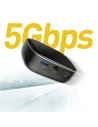 Hurtownia GSM - Hub Baseus 6in1 USB-C/čtečka paměťových karet/externí síťová karta/USB 3.0/RJ45/HDMI/SD/micro SD PD 60W bílý - BSU3591 - {ean13} - Hurt