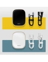 Wholesale Baseus multifunctional USB Type C HUB, memory card reader, external network card (USB 3.0, RJ45, HDMI, SD, micro SD) Power Delivery 60 W white - BSU3591 - {ean13} - Hurt