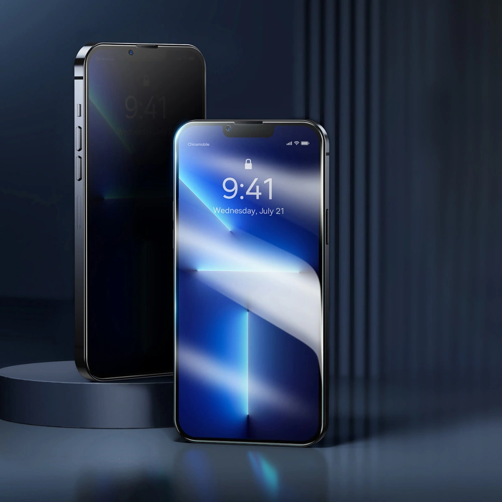 Hurtownia GSM - Sticlă de privatizare Baseus Apple iPhone 12 Pro Max Privacy cu protecție pentru difuzor + poziționer (compatibil cu carcasele) - BSU3592 - {ean13} - Hurt