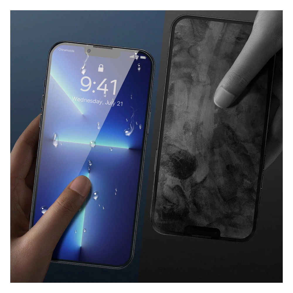 Hurtownia GSM - Privatisierendes Glas Baseus Apple iPhone 12 Pro Max Privacy mit Lautsprecherschutz + Positionierer (case friendly) - BSU3592 - {ean13} - Hurt