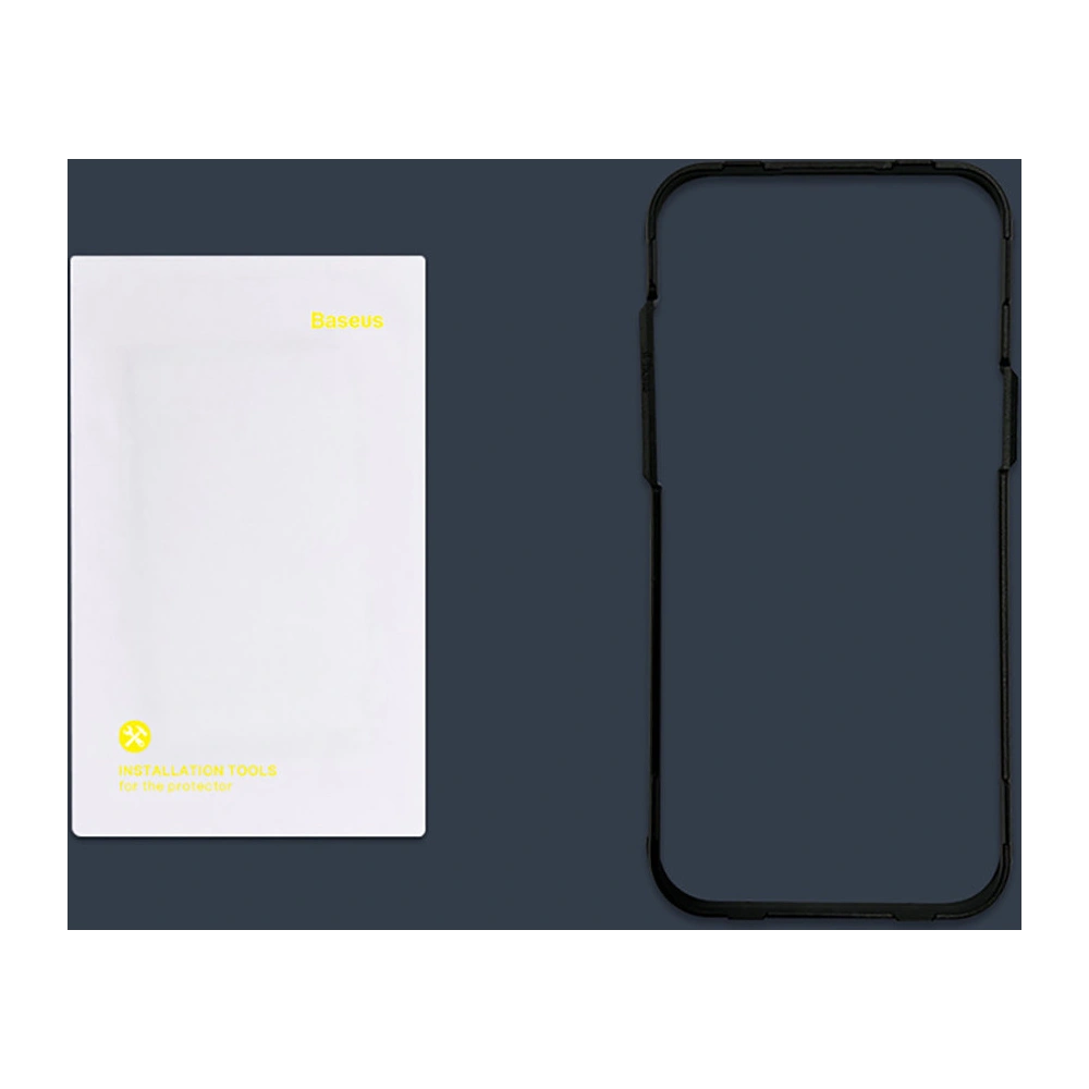 Hurtownia GSM - Privatisierendes Glas Baseus Apple iPhone 12 Pro Max Privacy mit Lautsprecherschutz + Positionierer (case friendly) - BSU3592 - {ean13} - Hurt