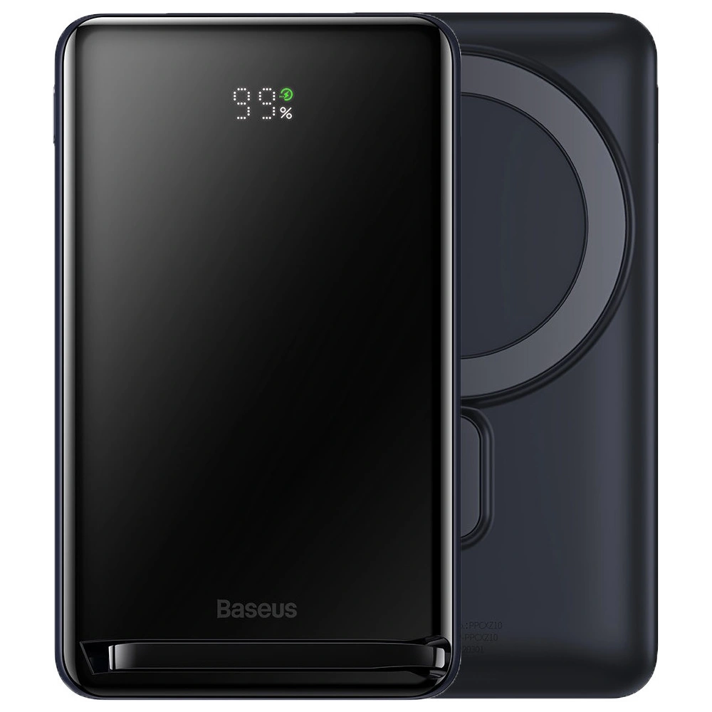 Hurtownia GSM - Powerbank Baseus Magnetic Halterung Drahtloses Laden MagSafe 10000mAh 20W marineblau + USB-C Kabel Baseus Xiaobai-Serie 60W 0,5m - BSU3593 - {ean13} - Hurt