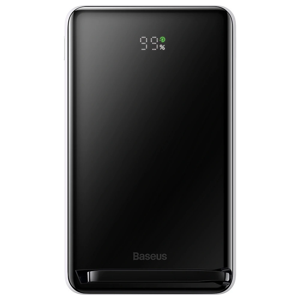 Hurtownia GSM - Powerbank Baseus Magnetic Držák bezdrátového nabíjení MagSafe 10000mAh 20W bílý + kabel USB-C Baseus Xiaobai Series 60W 0,5m - BSU3594 - {ean13} - Hurt