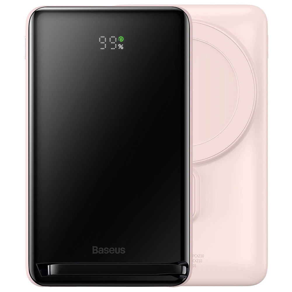 Hurtownia GSM - Powerbank Baseus Magnetic Bracket Wireless Charge MagSafe 10000mAh 20W roz Baseus Xiaobai Series 60W 0,5m - BSU3595 - {ean13} - Hurt