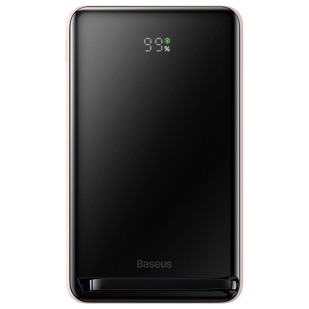 Hurtownia GSM - Powerbank Baseus Magnetic Halterung Wireless Charge MagSafe 10000mAh 20W rosa + USB-C Kabel Baseus Xiaobai Serie 60W 0,5m - BSU3595 - {ean13} - Hurt