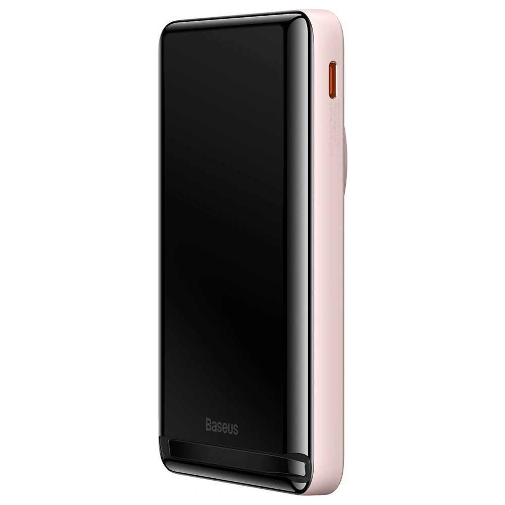 Hurtownia GSM - Powerbank Baseus Magnetic Halterung Wireless Charge MagSafe 10000mAh 20W rosa + USB-C Kabel Baseus Xiaobai Serie 60W 0,5m - BSU3595 - {ean13} - Hurt