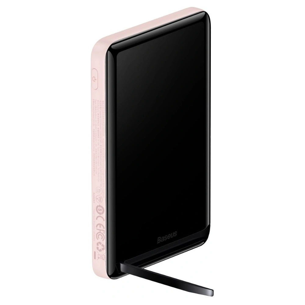 Wholesale Powerbank Baseus Magnetic Bracket Wireless Charge MagSafe 10000mAh 20W pink + USB-C Baseus Xiaobai Series Cable 60W 0,5m - BSU3595 - {ean13} - Hurt