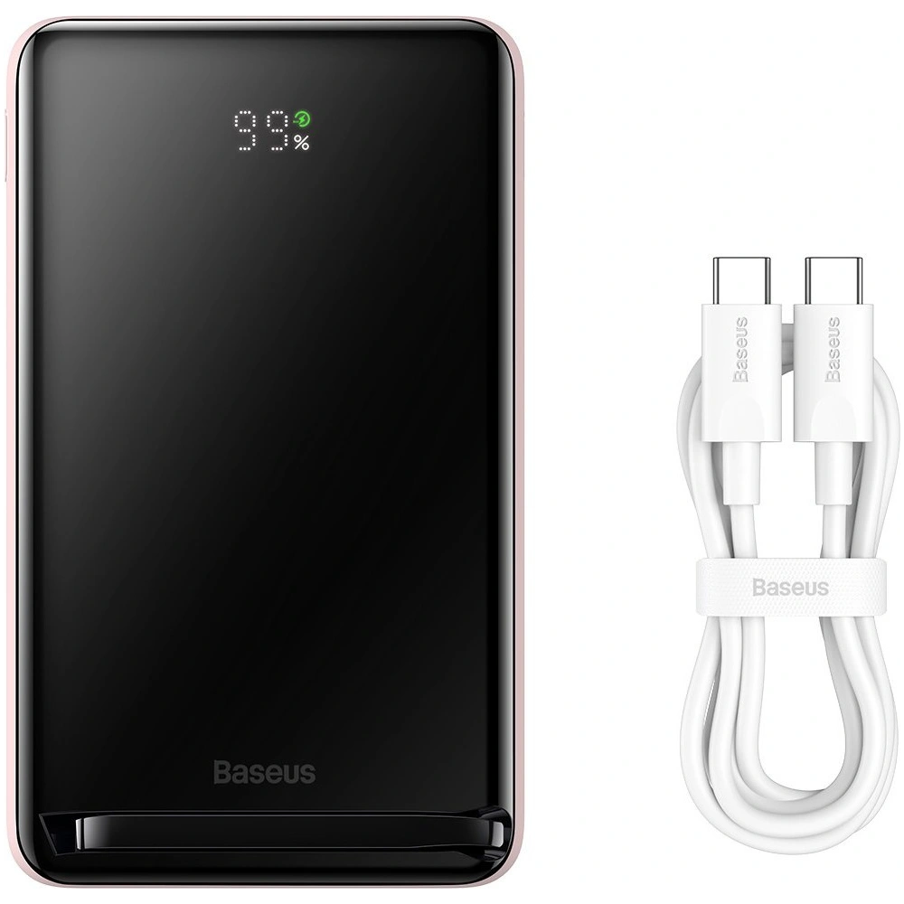 Hurtownia GSM - Powerbank Baseus Magnetic Bracket Wireless Charge MagSafe 10000mAh 20W roz Baseus Xiaobai Series 60W 0,5m - BSU3595 - {ean13} - Hurt