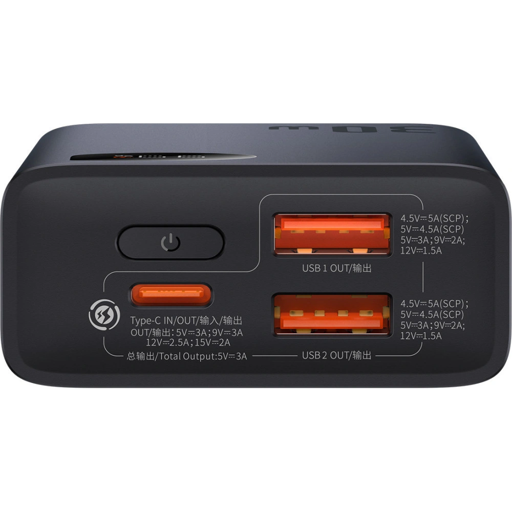 Hurtownia GSM - Powerbank Baseus Adaman2 10000mAh 30W 2xUSB/1xUSB-C PD QC SCP negru - BSU3596 - {ean13} - Hurt