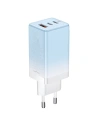 Hurtownia GSM - Încărcătorul de rețea GaN Baseus 2xUSB-C/USB 65W QC PD albastru + cablu USB-C 100W 1m albastru - BSU3598 - {ean13} - Hurt