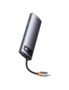 Hurtownia GSM - Hub Baseus Metal Gleam Series 8in1 USB-C - HDMI/3xUSB 3.2 Gen. 1/Power Delivery/czytnik kart SD/czytnik kart TF/VGA szary - BSU3599 - {ean13} - Hurt
