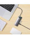 Hurtownia GSM - Hub Baseus Metal Gleam Series 8in1 USB-C - HDMI/3xUSB 3.2 Gen. 1/Power Delivery/czytnik kart SD/czytnik kart TF/VGA szary - BSU3599 - {ean13} - Hurt